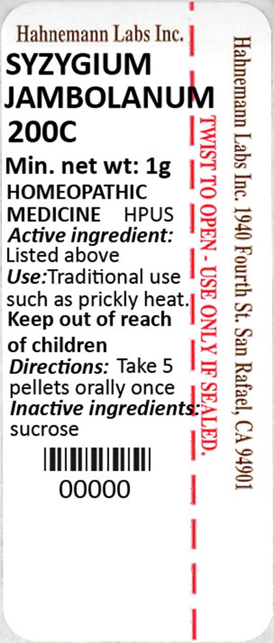 Syzygium Jambolanum 200C 1g - Syzygium Jambolanum 200C 1g